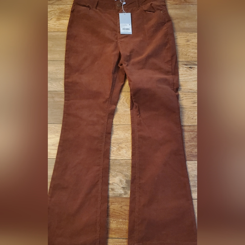ANTONIO MELANI Brown Boot Cut Pants